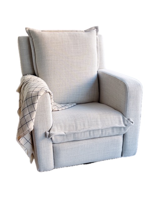 Poltrona reclinable, mecedora y giratoria